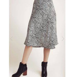 KENSIE Cheetah Midi Woven Skirt